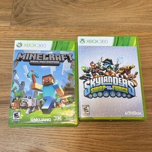 360 Minecraft and Skylanders Swap Force Game Bundle